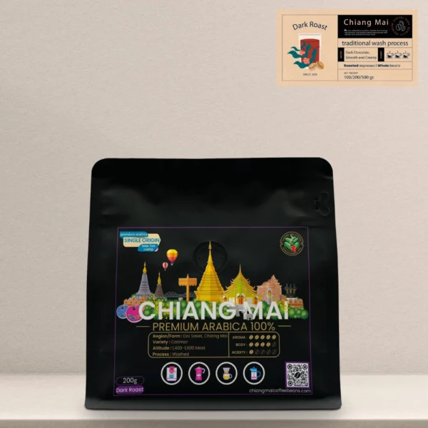 Chiang Mai Coffee Beans Mae Ton Luang Dark 200g