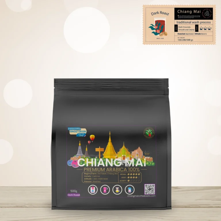 Chiang Mai Coffee Beans Mae Ton Luang Dark 500g