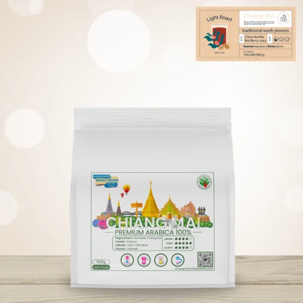 Chiang Mai Coffee Beans Mae Ton Luang Light 500g