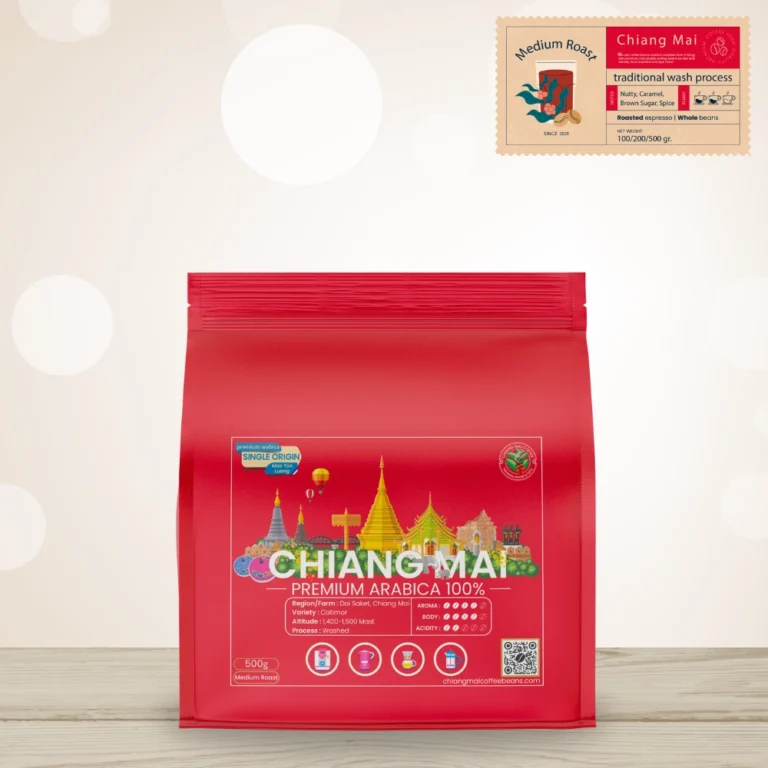 Chiang Mai Coffee Beans Mae Ton Luang Medium 500g