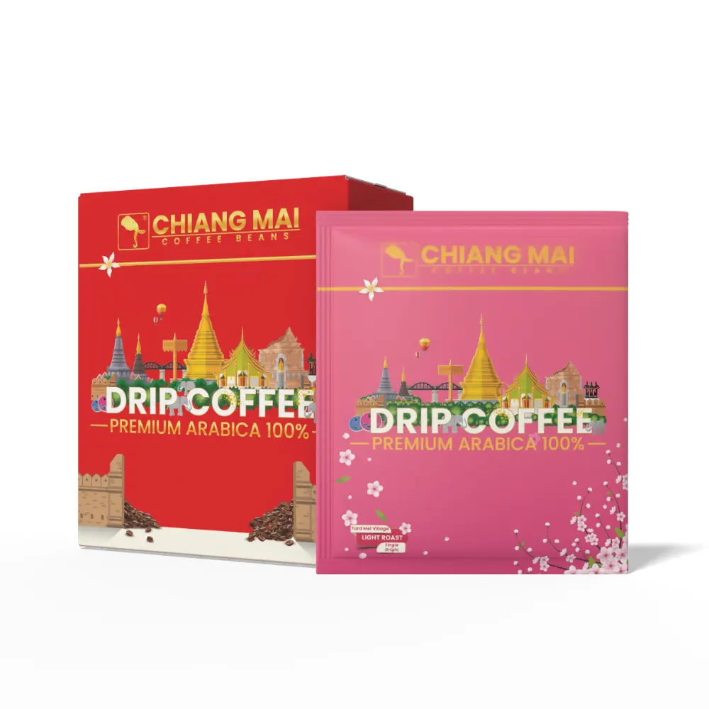 Chiang Mai Drip Coffee Light Roast Tard Mei Village Arabica Coffee