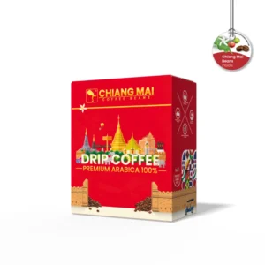Chiang Mai Drip Coffee Beans 100% Arabica Souvenir Red Box